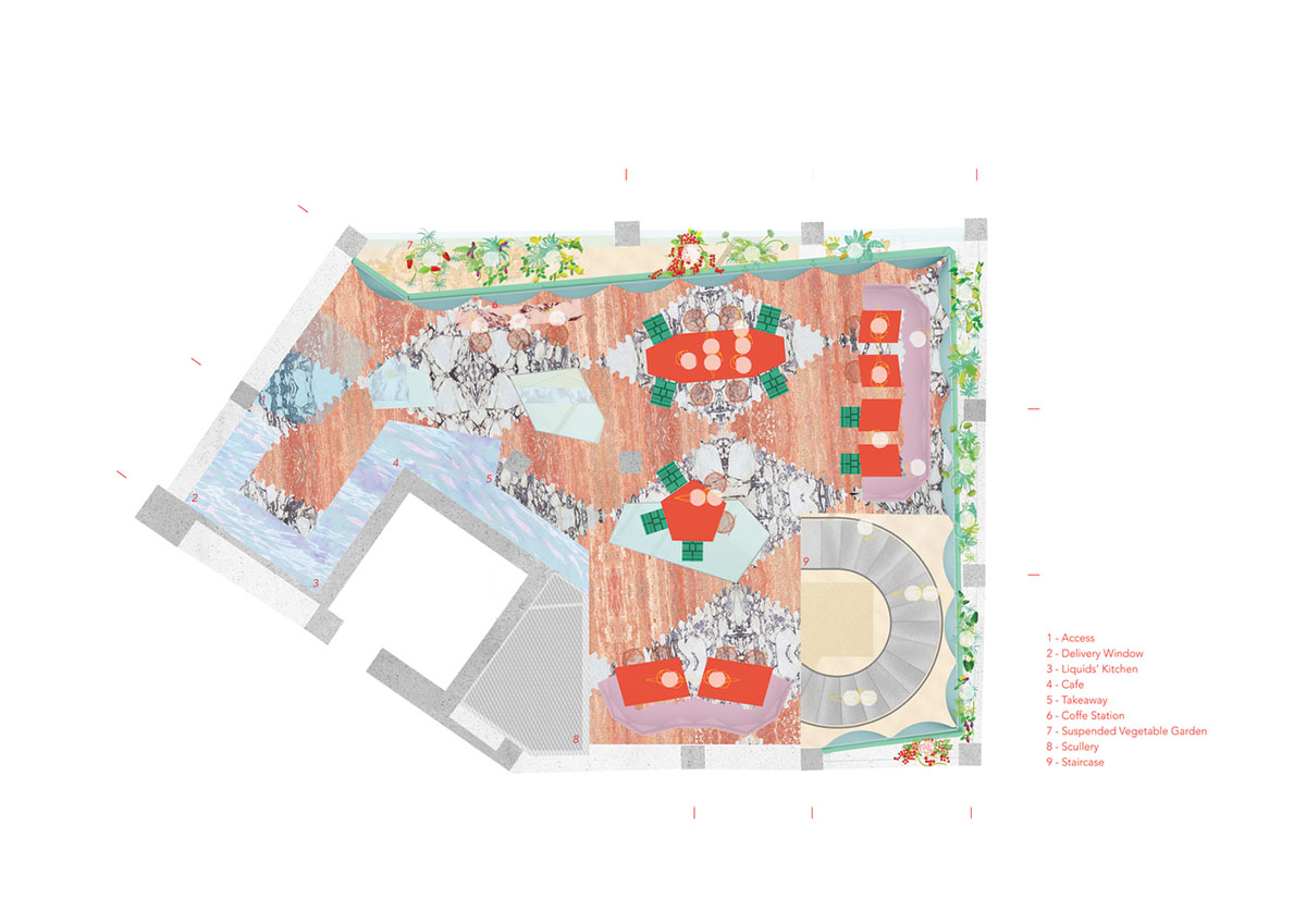 Andrés Jaque / Office for Political Innovation creates colorful urban techno-farm in Madrid