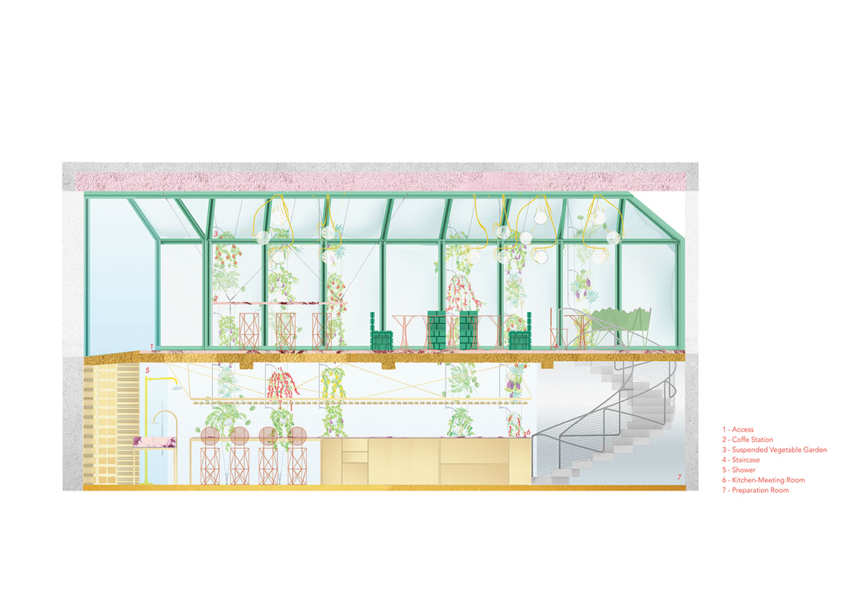 Andrés Jaque / Office for Political Innovation creates colorful urban techno-farm in Madrid