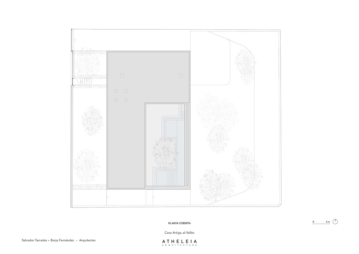 Atheleia Arquitectura completes Casa Artiga with rammed earth walls in Barcelona 