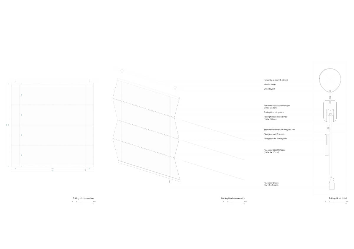 Aire Pavilion wrapped by giant scaffolding represents 