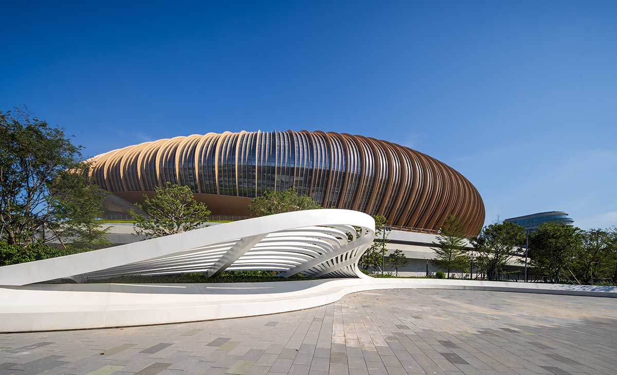ZHA completes stadium and sports centre that references to historic vessels in Nansha