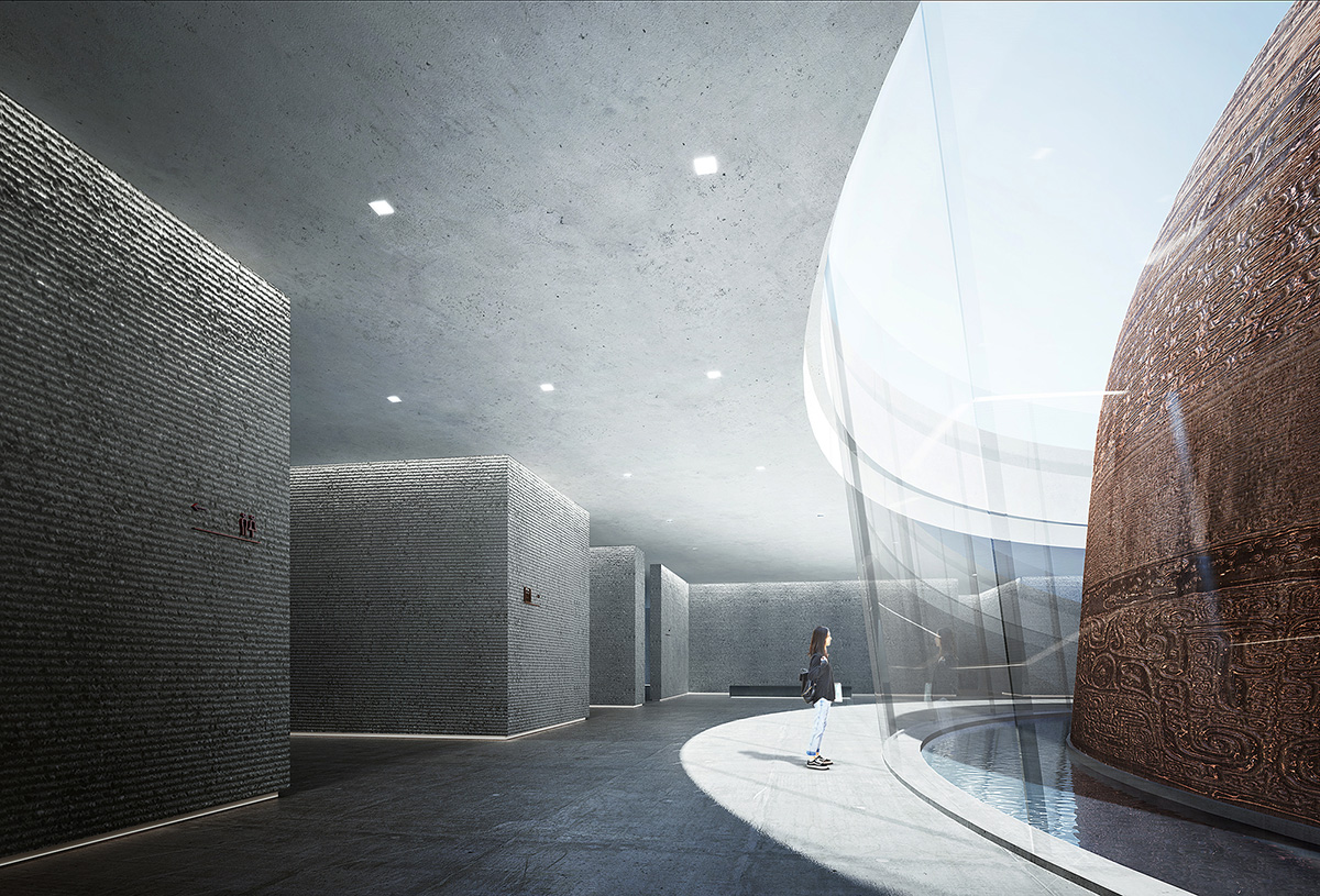 UAD and Architectural Design & Research Institute of Scut design for Da Yu Memorial Hall in China