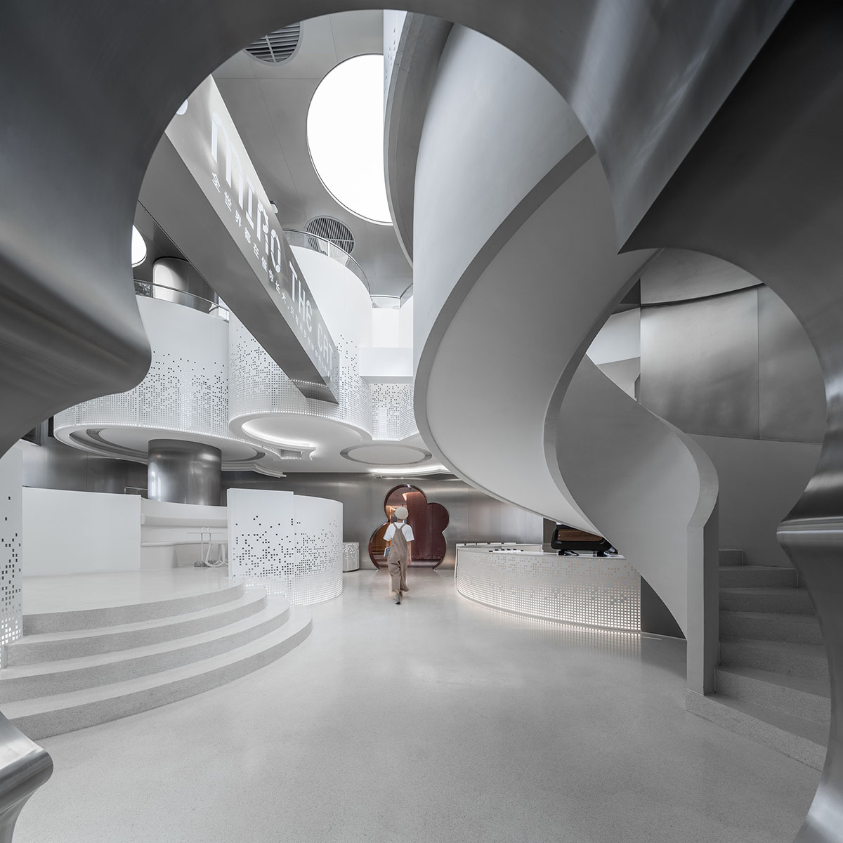 Wutopia Lab creates fairytale-like interiors for a bookstore in Jiangsu, China