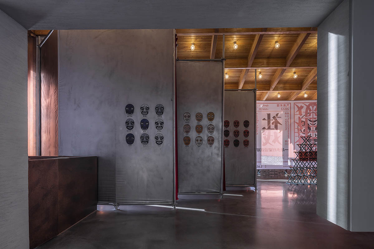 llLab. converts old house into an exhibition space, Village Opera, in rural Beigou Village, Beijing 