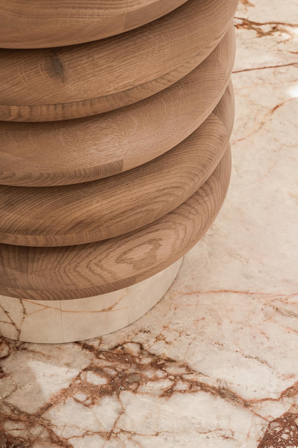 YOD Group clads the walls of a pastry shop in eggshell plaster in Lviv, Ukraine