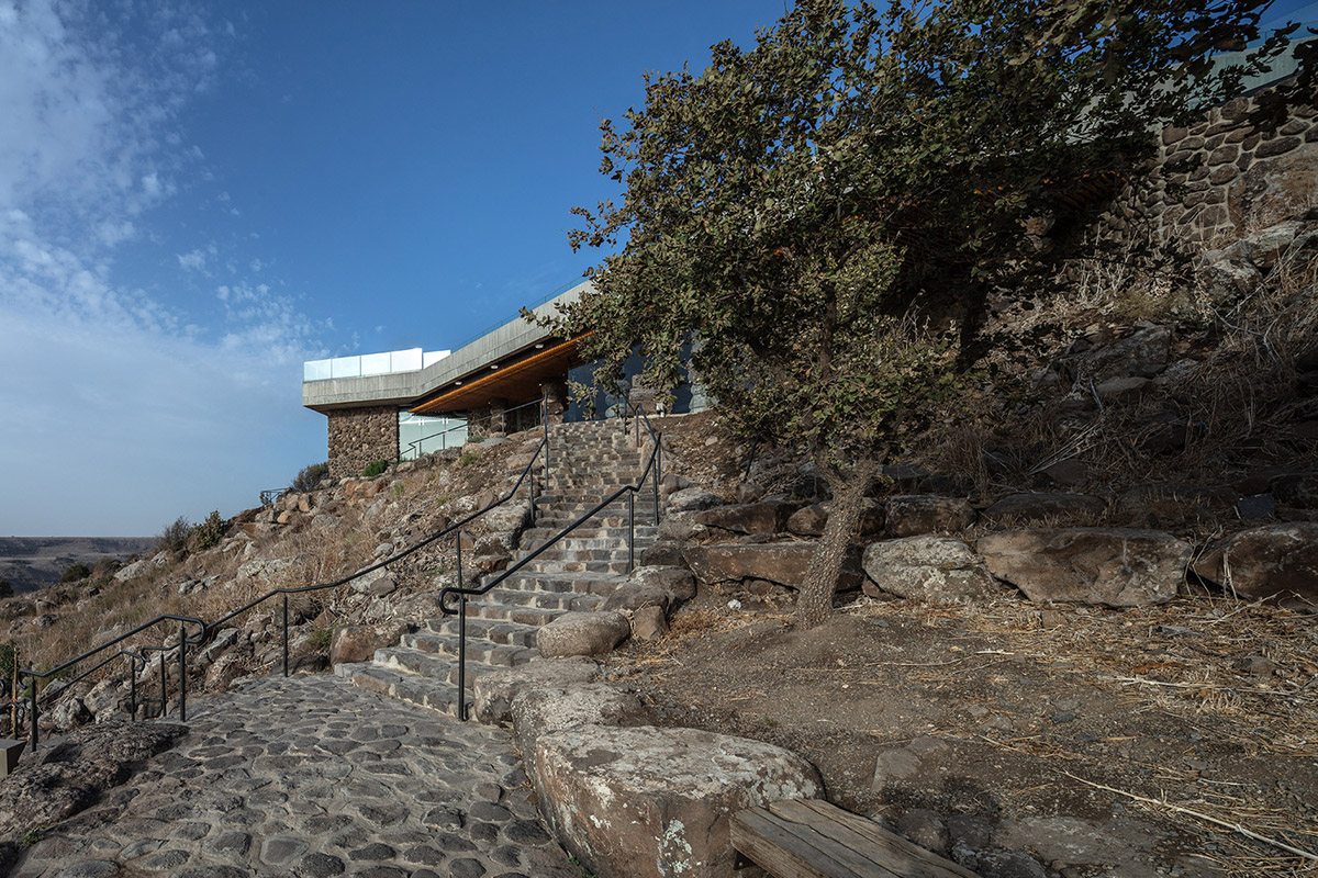 Raz Architects built this visitor center as mediational structure in an ...