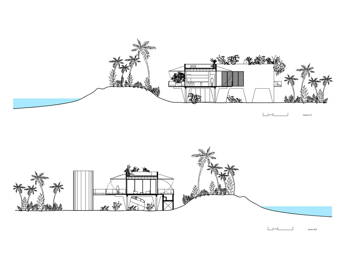 Bautista House by PRODUCTORA brings jungles inside with variations of spatial arrangements in Mexico