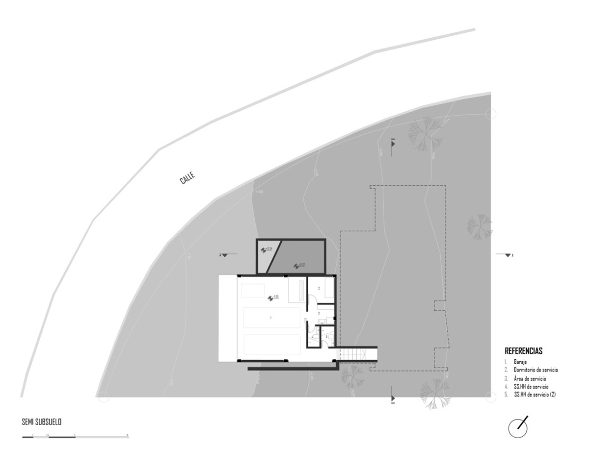 OMCM arquitectos brings rocky landscape inside of this weekend house in Paraguay