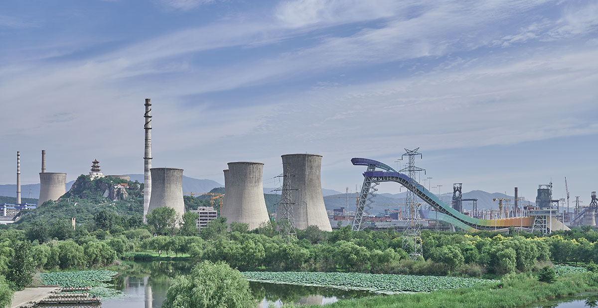 Big Air Shougang by TeamMinus hosts freestyle skiing and snowboarding at Beijing Winter Olympics