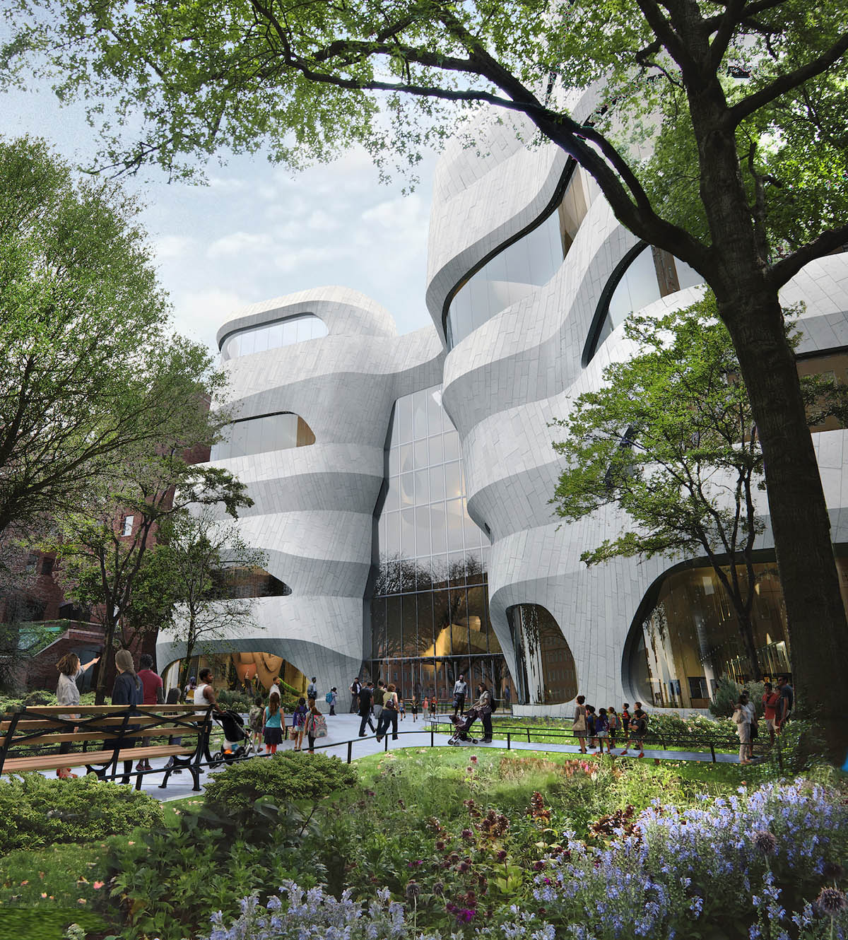 Studio Gang's curvaceous Gilder Center breaks ground in New York