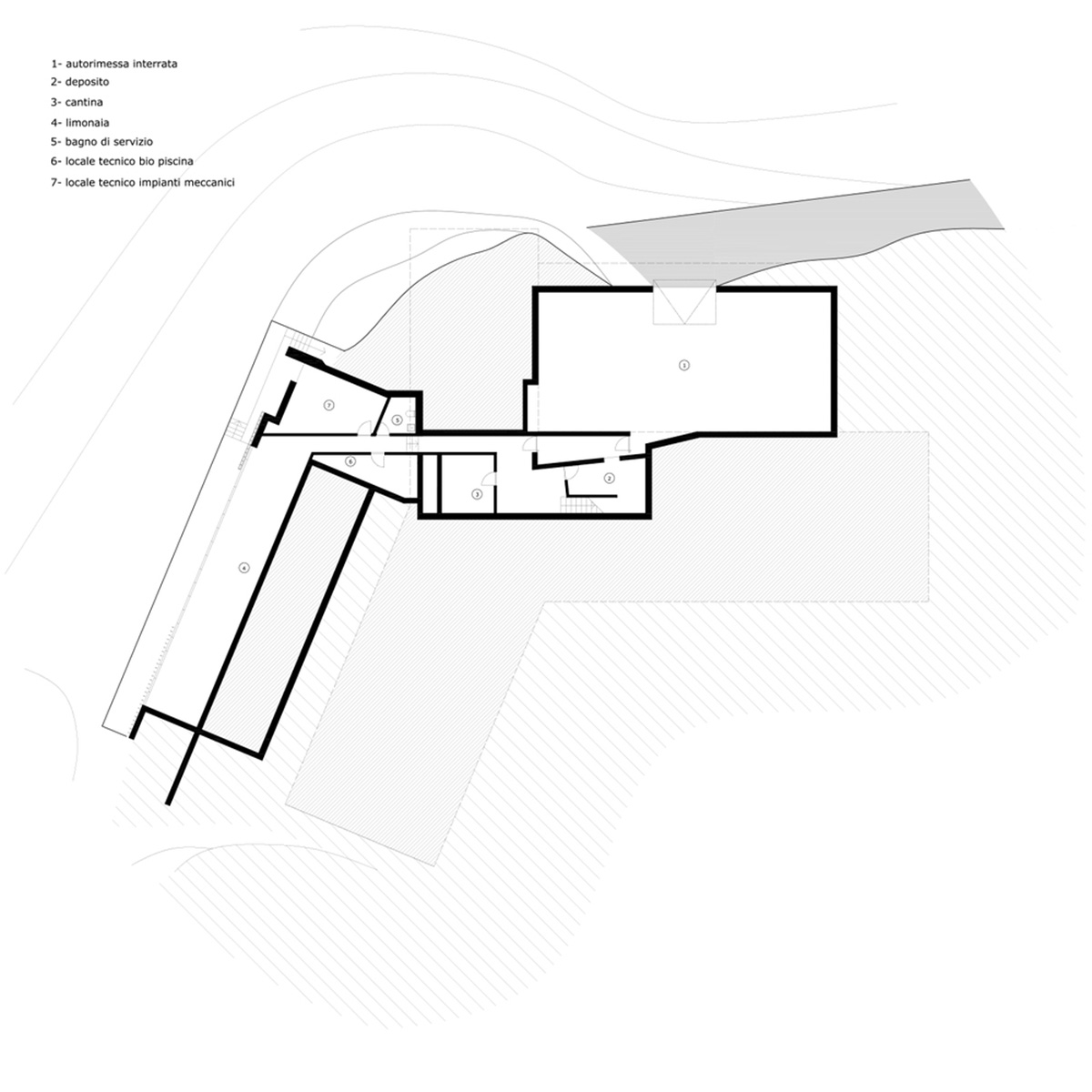 F:L Architetti creates layers of uses in this rural villa and farmhouse on the hills of Italy