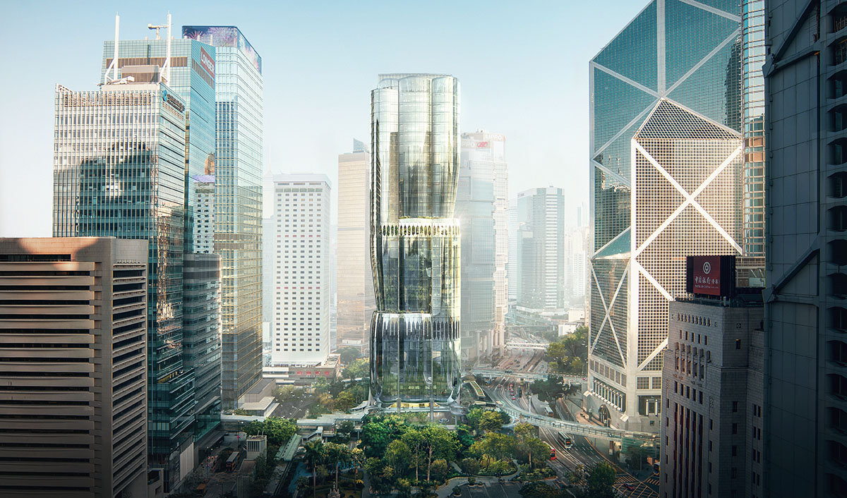 Zaha Hadid Architects Designs New High Rise With Curved Glass Façade In Hong Kongs Business 4534