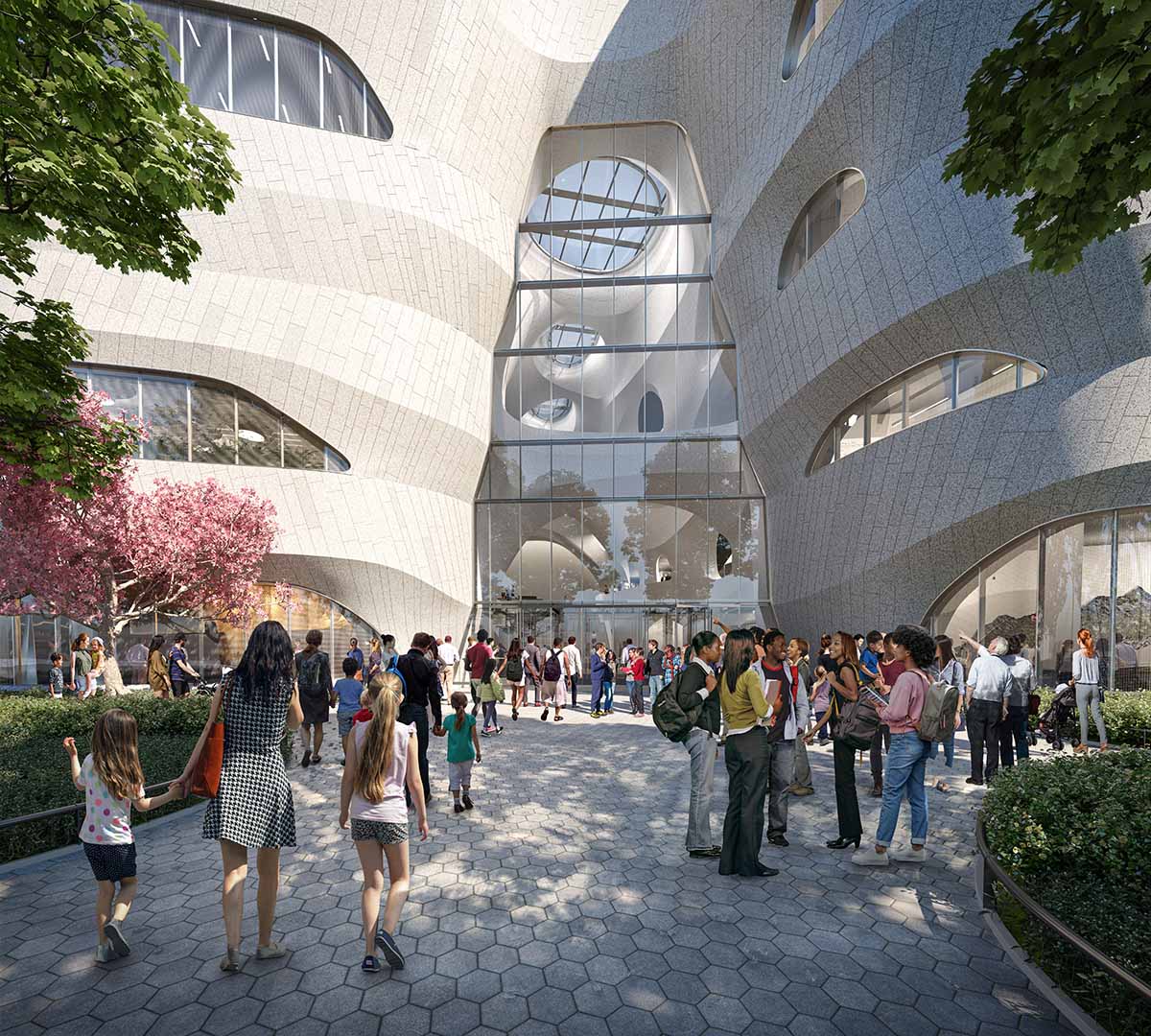 Studio Gang's Gilder Center at AMNH is set to be opened to the public on 17 February 2023