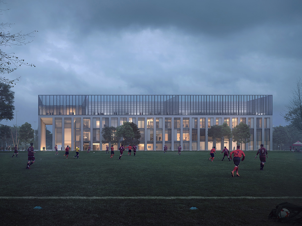 FaulknerBrowns gets planning approval for Britannia Leisure Centre next to Shoreditch Park