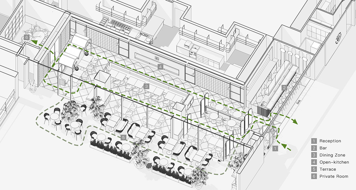 Sò Studio's Oxalis Restaurant is inspired by French farmyards in Shanghai