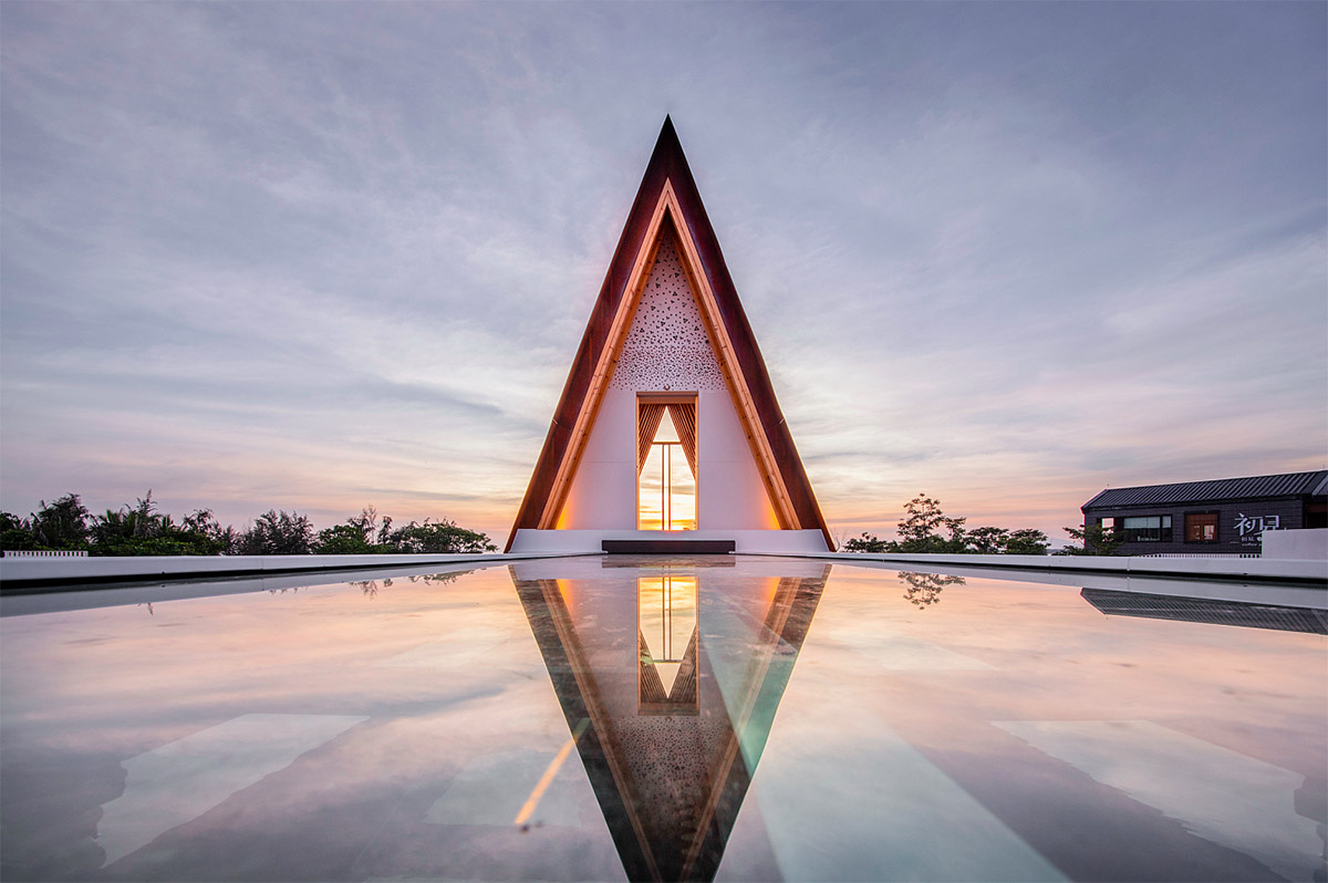 Shanghai United Design Group combines earthy elements with geometric forms for Dysis Chapel in Hainan