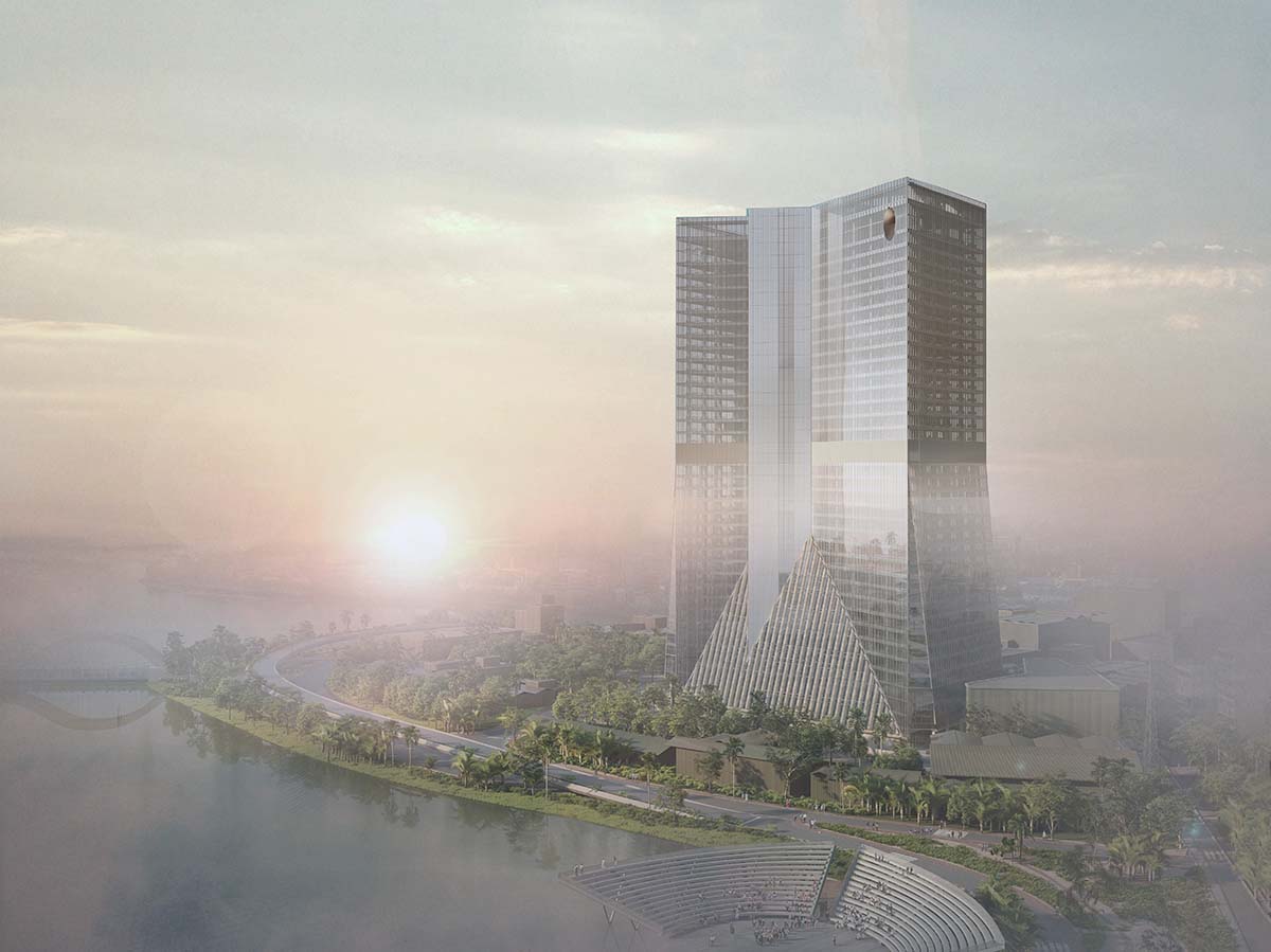 OMA reveals its first project in Bangladesh, Dhaka Tower