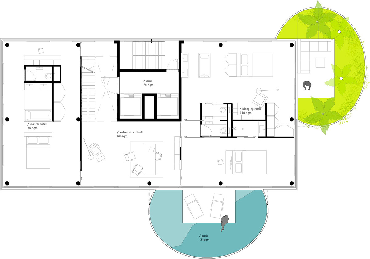 Hamonic+Masson & Associ&eacute;s wraps its new residential tower with patelliform pool terraces in Cyprus