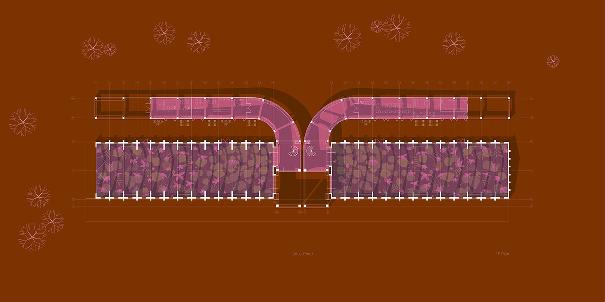 Roarc Renew repurposes old granaries as an art centre with flowing brick corridors in Jiaxing, China
