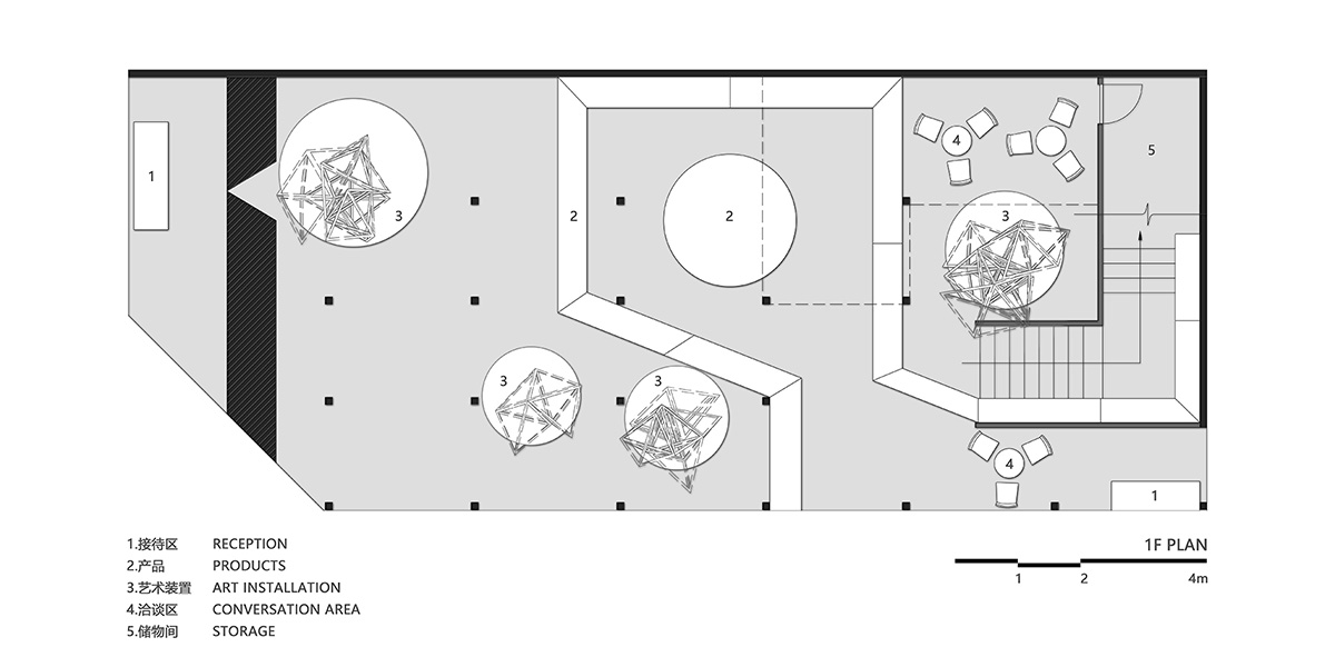Towodesign creates geometric sculpture for Folding Garden in Shanghai