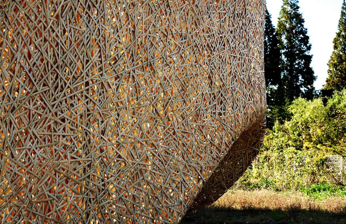 LIN architecture built meandering bamboo pavilion as a social generator in rural China
