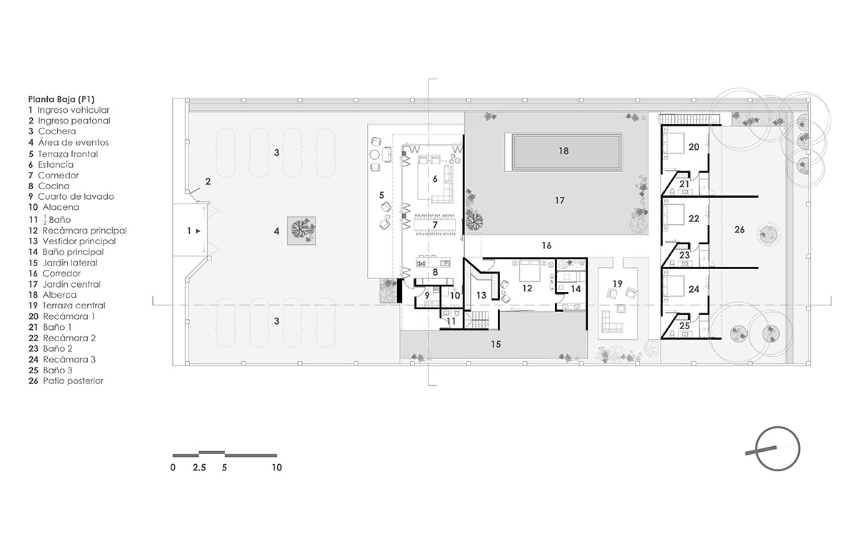 Araujo Galvan Arquitectos completes Casa Mate with articulated geometry in Mexico