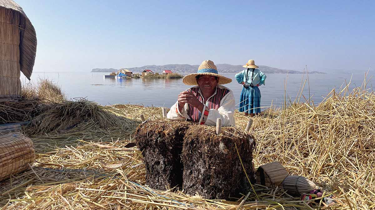 Peru Pavilion will unfold the ancestral techniques of the Uros and Aimara communities 