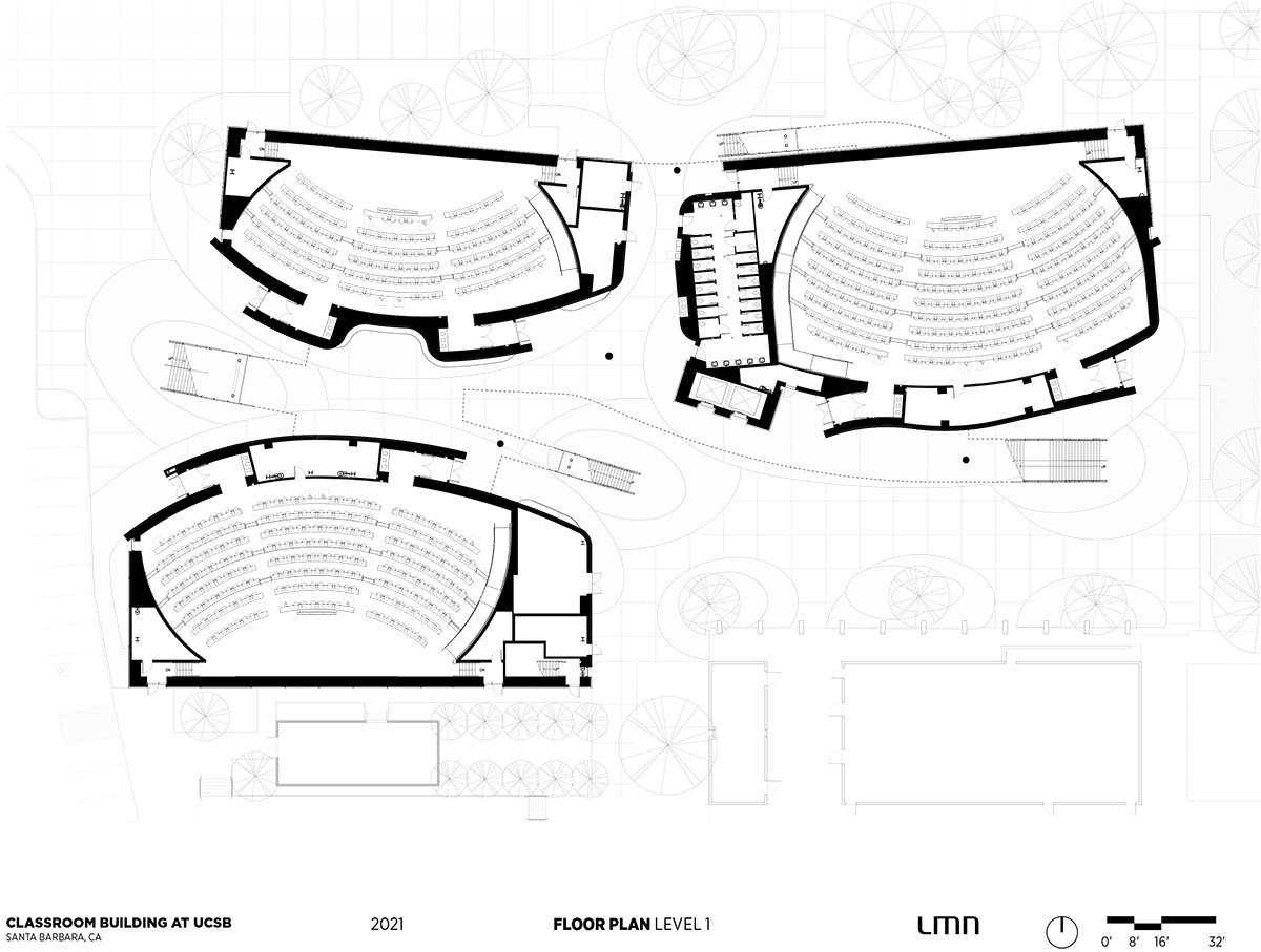 LMN unveils design for new Classroom Building at the University of California Santa Barbara