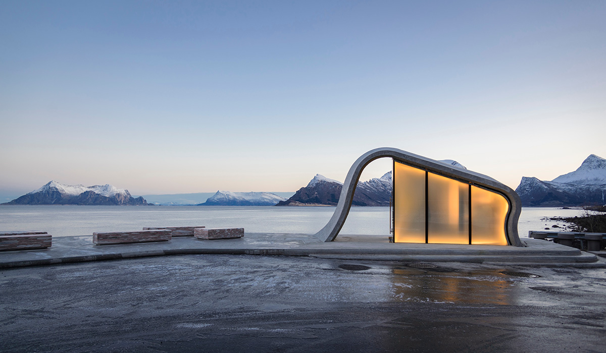 A new architectural landmark completed along Norwegian Scenic Routes