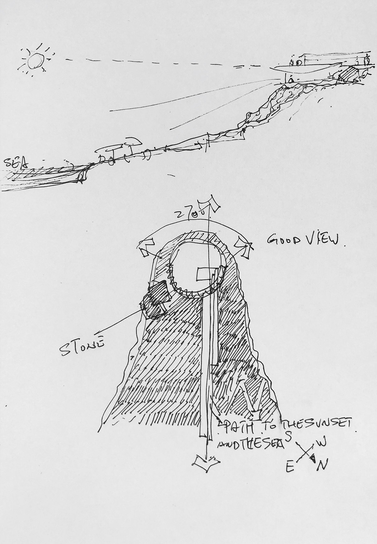 3andwich Design / He Wei Studio built circular library featuring a rooftop pool in China