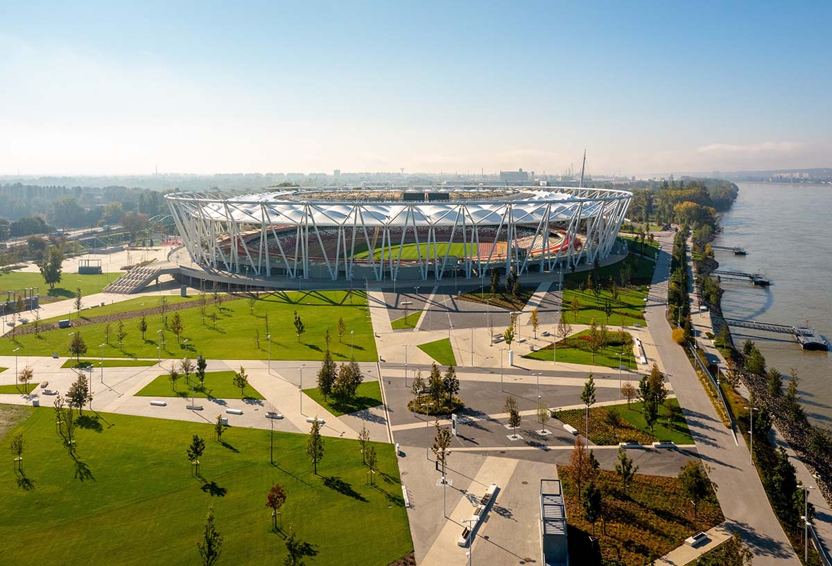 Napur Architect completes sustainable National Athletics Centre in Budapest