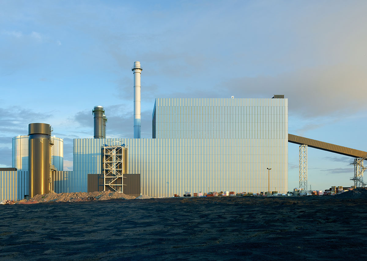 Kivinen Rusanen Architects completes Vuosaari Bioenergy Heating Plant in Helsinki