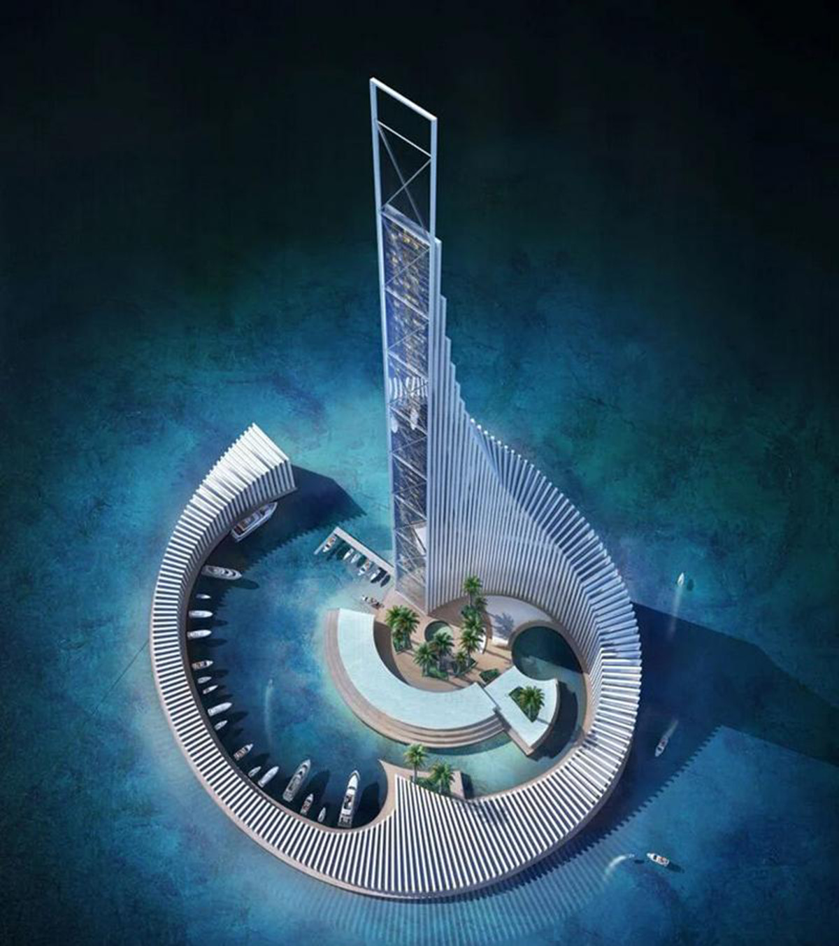 Images revealed for Zanzibar Domino Commercial Tower that will become Africa's second tallest tower