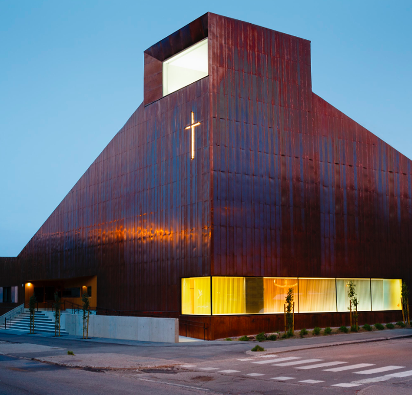 A Closer Look At OOPEAA’s Copper-Clad Suvela Chapel In Finland