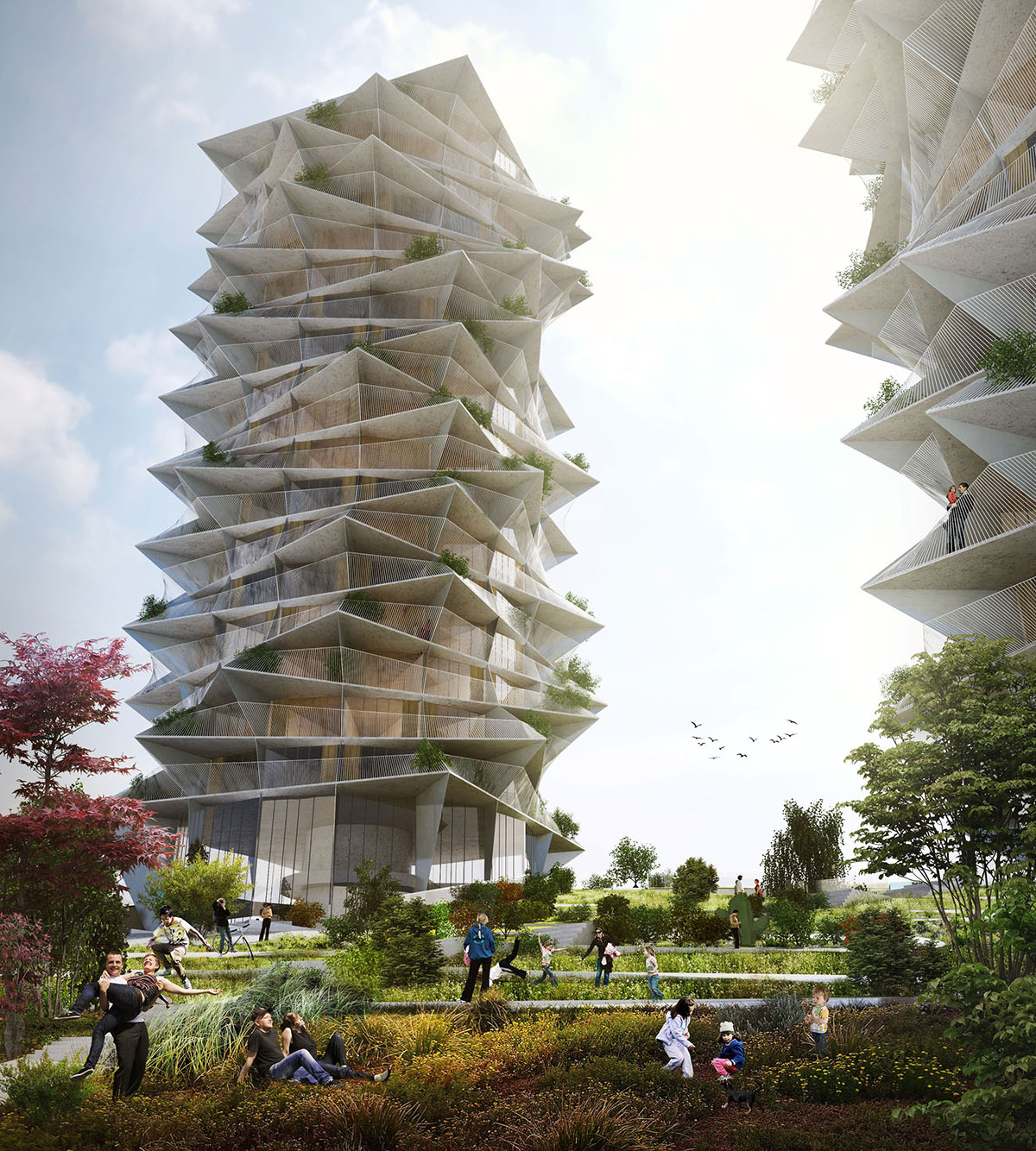 BIG reveals plans for Cactus Towers in Copenhagen