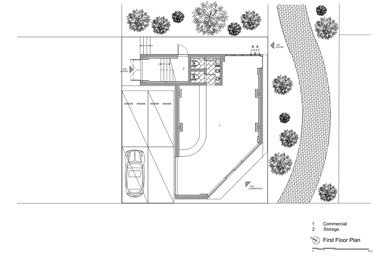 Moon Hoon completes owl-shaped housing in South Korea
