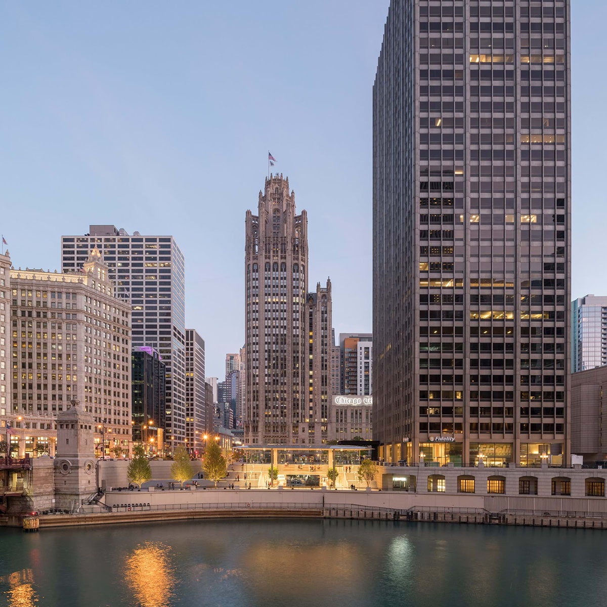 MacBook air lid revived in Apple Michigan store’s roof designed by Foster+Partners