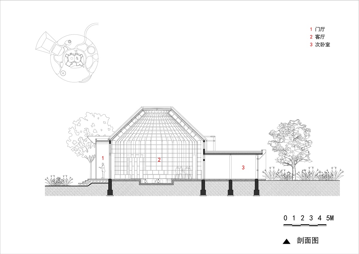HDD Designed a Mongolian Yurt-Shaped Architecture in a Grassland in China