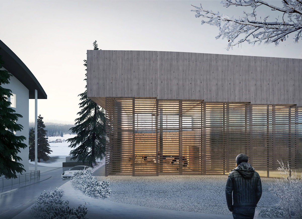 BIG releases plans for zigzag-shaped hotel allowing visitors to ski down atop of it in Switzerland