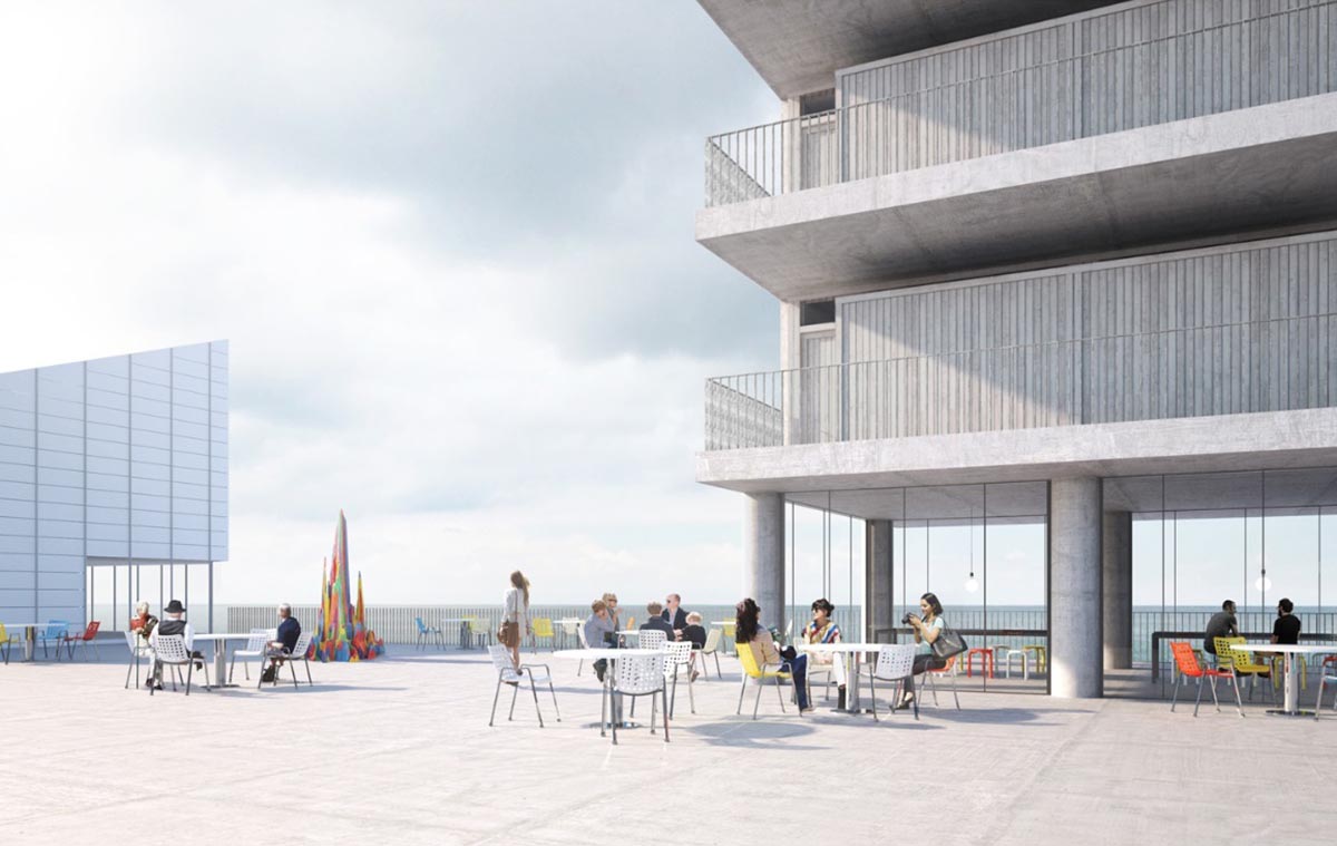 David Chipperfield Architects expands Turner Contemporary art gallery with new hostel in Kent