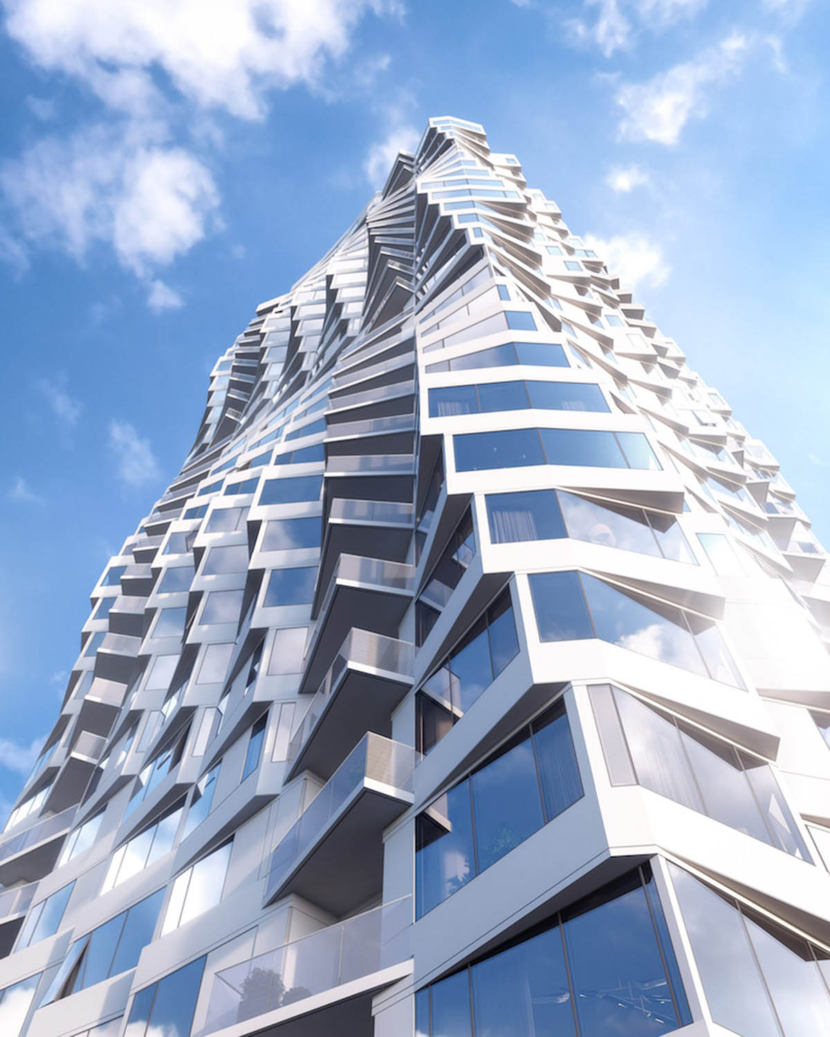 Studio Gang releases Mira tower featuring twisting bay windows in San Francisco