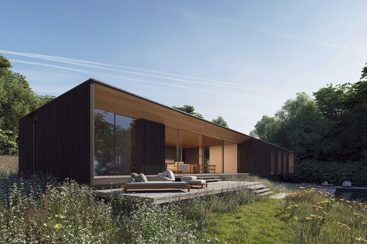 Ström Architects gets planning permission for idyllic holiday home on ...