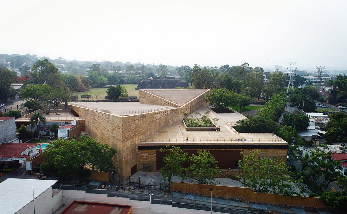 Isaac Broid and Productora's triangular Teopanzolco Cultural Center wins Oscar Niemeyer Award