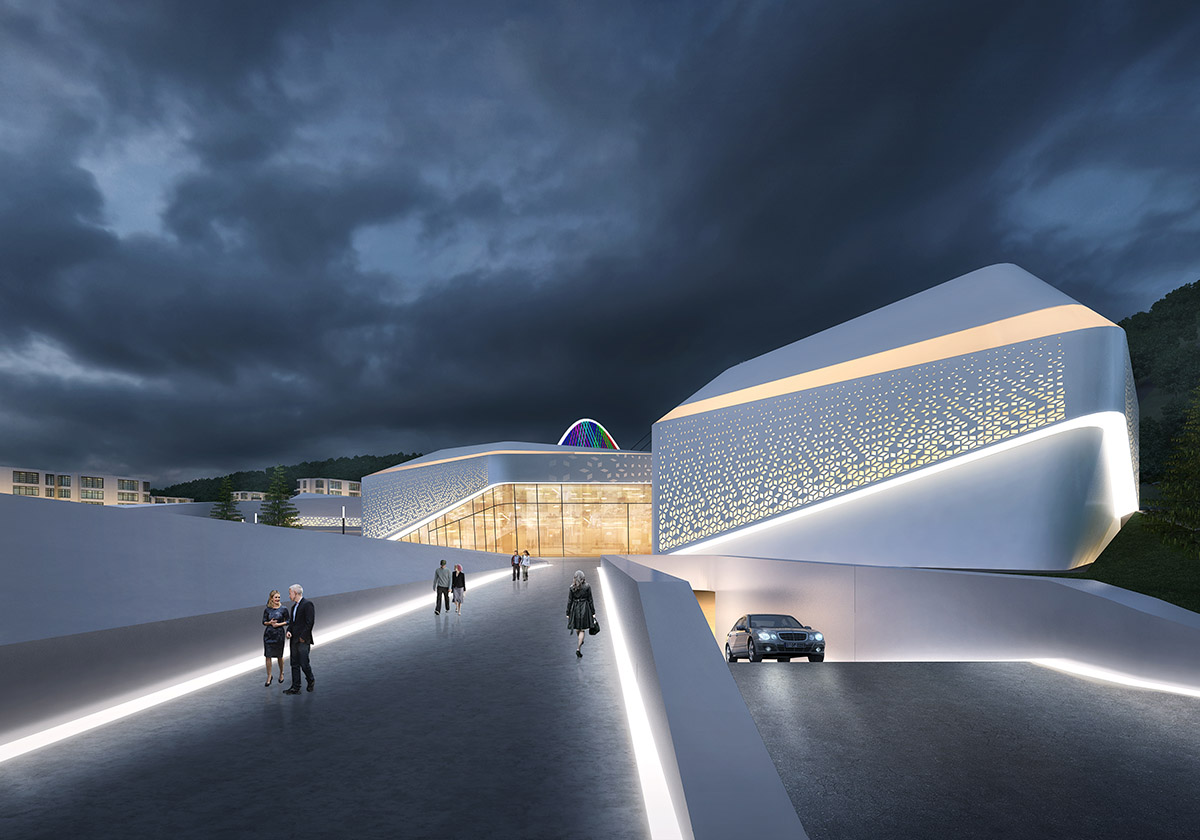 GroupGSA wins competition with snowflake-shaped project for 2022 Winter Olympics