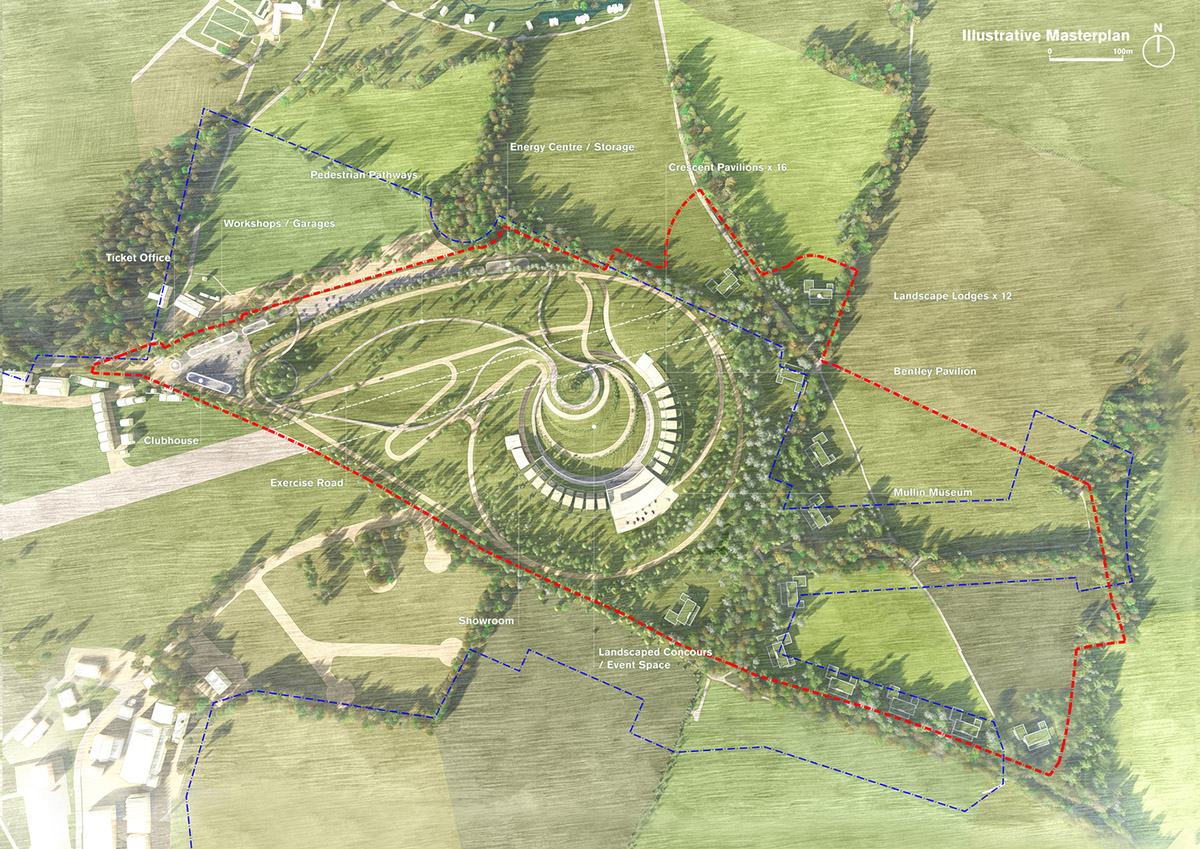 Foster + Partners to build a world-class automotive museum on a disused airfield in West Oxfordshire