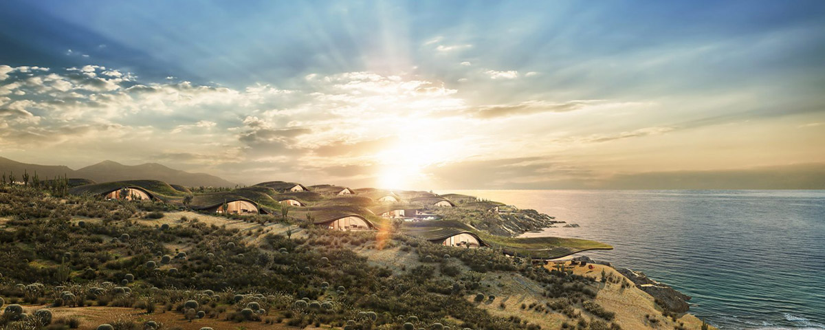 Sordo Madaleno Arquitectos' new resort mimics natural surrounding with its undulated roofs in Mexico