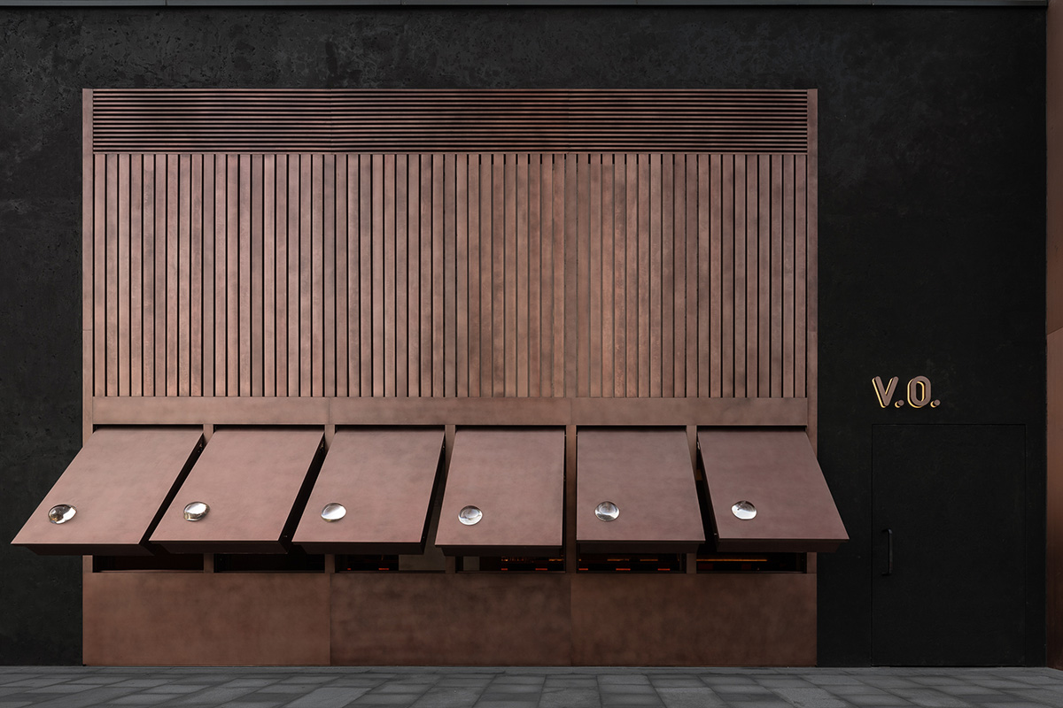 Various Associates built farm-to-table restaurant with dark brown colors in Shenzhen