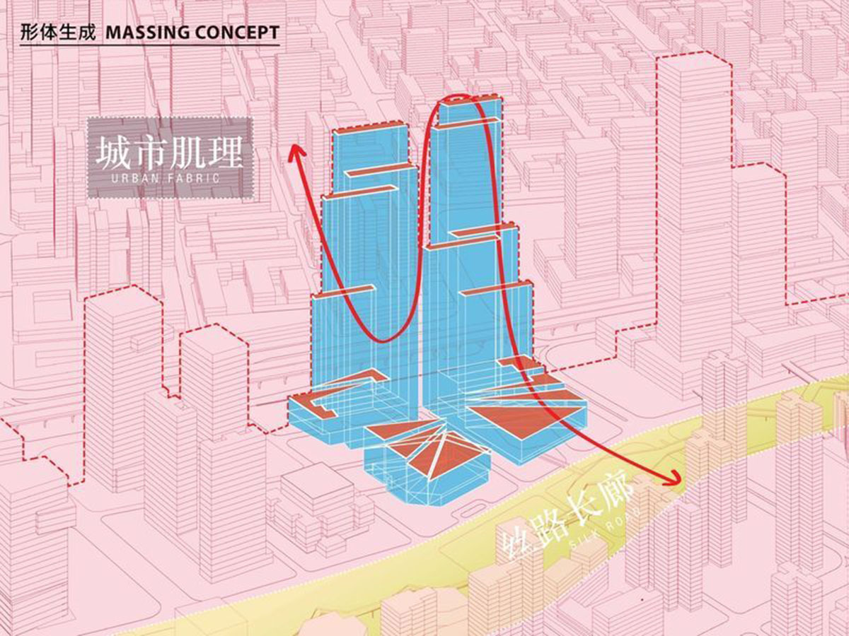 Construction work begins on OMA-designed CMG Qianhai Global Trade Center in Shenzhen, China