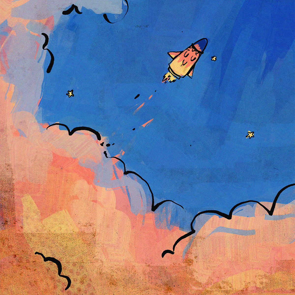 Foster + Partners' new illustrated book offers children a playful journey with flying Gherkin