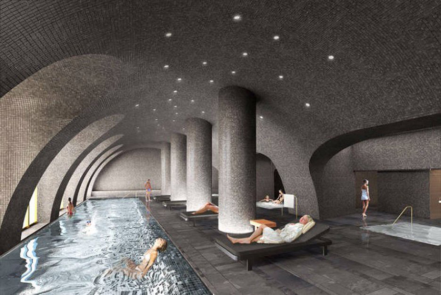 David Adjaye proposes his first golden-arched skyscraper for New York